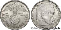GERMANY 2 Reichsmark Maréchal Paul von Hindenburg GERMANY Vienne 1938 (25mm, 8g, 12h) -
