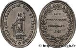 FRANCE Médaille, Les montagnards français DEUXIÈME RÉPUBLIQUE 1848 (29mm, 9,23g, 12h) -