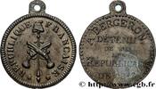 FRANCE Médaille, Hommage des Républicains à Bergeron DEUXIÈME RÉPUBLIQUE 1848 (29,5mm, 10,01g, 12h) -