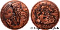 FRANCE Médaille, Étienne Delaune, n°3 ARTISTES : MUSICIENS, PEINTRES, SCULPTEURS Monnaie de Paris 1983 (79,5mm, 349,33g, 12h) -