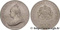 FRANCE Médaille, Jubilé de diamant GRANDE BRETAGNE - VICTORIA 1897 (75,5mm, 129,03g, 12h) -