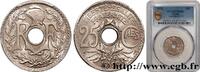 FRANCE 25 centimes Lindauer III REPUBLIC 1922 (24mm, 5g, 6h) -