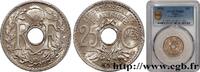 FRANCE 25 centimes Lindauer, maillechort III REPUBLIC 1938 (24mm, 4g, 6h) -