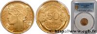 FRANCE 50 centimes Morlon III REPUBLIC 1940 (18mm, 2g, 6h) -