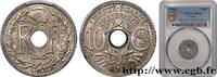 FRANCE Essai de 10 centimes Lindauer, Cmes souligné, Mail III REPUBLIC Paris 1914 (21mm, 4,11g, 6h) -