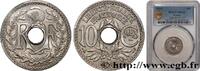 FRANCE 10 centimes Lindauer, Cmes souligné III REPUBLIC Paris 1914 (21,11mm, 4g, 6h) -