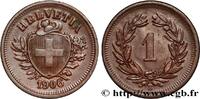SWITZERLAND 1 Centime (Rappen) Croix Suisse SWITZERLAND Berne - B 1906 (16mm, 1,55g, 12h) -