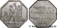 FRANCE Médaille, Exposition de l’Industrie EXPOSITIONS 1849 (53,5mm, 21,11g, 12h) -