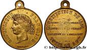 FRANCE Médaille, Programme de la Constitution DEUXIÈME RÉPUBLIQUE 1848 (31,5mm, 6,75g, 12h) -