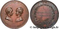 FRANCE Médaille, Commémoration du Mariage de François Ier AMOUR ET MARIAGE 1816 (47,5mm, 59,29g, 12h) -