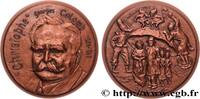 FRANCE Médaille, Georges Colomb, dit Christophe, n°2 LITTÉRATURE : ÉCRIVAINS/ÉCRIVAINES - POÈTES Monnaie de Paris 1977 (74,5mm, 212,28g, 12h) -