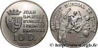 ANDORRA (PRINCIPALITY) 10 Diners Proof Coupe du Monde 1990 ANDORRA (PRINCIPALITY) 1989 (32mm, 12,16g, 12h) -