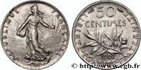 FRANCE 50 centimes Semeuse III REPUBLIC Paris 1907 (18mm, 2,49g, 6h) -