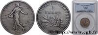 FRANCE 1 franc Semeuse, flan mat, vieil argent III REPUBLIC Paris 1898 (23mm, 5g, 6h) -