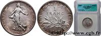 FRANCE 1 franc Semeuse III REPUBLIC 1907 (23,23mm, 5g, 6h) -