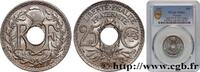 FRANCE 25 centimes Lindauer, Cmes souligné III REPUBLIC 1917 (24mm, 5g, 6h) -