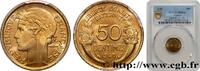 FRANCE 50 centimes Morlon III REPUBLIC 1940 (18mm, 2g, 6h) -