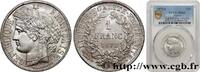 FRANCE 1 franc Cérès, IIIe République, petit A III REPUBLIC Paris 1872 (23,15mm, 5g, 6h) -