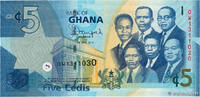GHANA 5 Cedis GHANA 5 Cedis 2015 UNC -