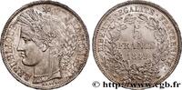FRANCE 5 francs Cérès, IIe République II REPUBLIC Paris 1849 (37,23mm, 24,98g, 6h) -