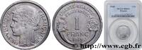 FRANCE 1 franc Morlon, légère PROVISIONAL GOVERNEMENT OF THE FRENCH REPUBLIC 1945 (23mm, 1,3g, 6h) -