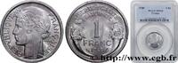 FRANCE 1 franc Morlon, légère PROVISIONAL GOVERNEMENT OF THE FRENCH REPUBLIC 1946 (23mm, 1,3g, 6h) -