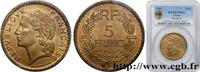 FRANCE 5 francs Lavrillier, bronze-aluminium PROVISIONAL GOVERNEMENT OF THE FRENCH REPUBLIC 1945 (31mm, g, 6h) -
