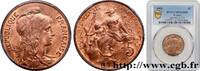 FRANCE 5 centimes Daniel-Dupuis III REPUBLIC 1901 (25mm, 5g, 6h) -
