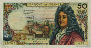 FRANCE 50 Francs RACINE FRANCE 50 Francs RACINE 1963 F -