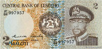 LESOTHO 2 Maloti LESOTHO 2 Maloti 1984 UNC -