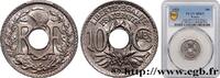 FRANCE 10 centimes Lindauer III REPUBLIC Poissy 1922 (21mm, 4g, 6h) -