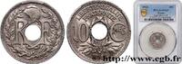 FRANCE 10 centimes Lindauer III REPUBLIC Paris 1924 (21mm, 4g, 6h) -