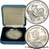 FRANCE Belle Épreuve 100 francs - Hockey / Bouquetin COMMEMORATIVE COINS MONNAIE DE PARIS Paris 1991 (37mm, 22,2g, 6h) -