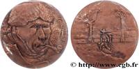 FRANCE Médaille, Van Gogh, refrappe ARTISTES : MUSICIENS, PEINTRES, SCULPTEURS Monnaie de Paris n.d. (68,5mm, 181,48g, 12h) -