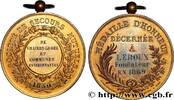 FRANCE Médaille, Société de Secours mutuels de Villiers-l ASSURANCES 1869 (42mm, 23,85g, 12h) -