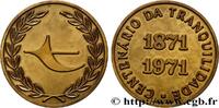 FRANCE Médaille, Centenaire de Tranquilidade ASSURANCES 1971 (39,5mm, 27,87g, 12h) -