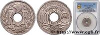 FRANCE 10 centimes Lindauer III REPUBLIC Paris 1924 (21mm, 4g, 6h) -