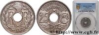FRANCE 25 centimes Lindauer III REPUBLIC 1922 (24mm, 5g, 6h) -