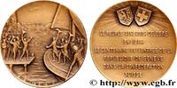FRANCE Médaille, Centenaire de l’entrée de la République SUISSE - CONFÉDÉRATION HELVÉTIQUE 1914 (45mm, 38,82g, 12h) -