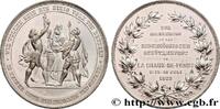 FRANCE Médaille, Souvenir du Tir fédéral à La-Chaux-de-Fo TIR ET ARQUEBUSE La-Chaux-de-Fonds 1863 (51,5mm, 37,59g, 12h) -