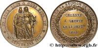 FRANCE Médaille du rattachement de Genève à la Suisse SUISSE Suisse, Genève 1864 (46,5mm, 56,42g, 12h) -