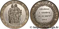FRANCE Médaille du rattachement de Genève à la Suisse SUISSE Suisse, Genève 1864 (46,5mm, 56,99g, 12h) -