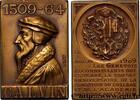 FRANCE Plaquette, 350e anniversaire du Collège et de l’Ac SUISSE 1909 (36mm, 21,99g, 12h) -