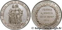 FRANCE Médaille, Rattachement de Genève à la Suisse SUISSE Suisse, Genève 1864 (46,5mm, 56,62g, 12h) -