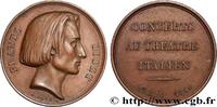 FRANCE Médaille, Frantz Litz, Concerts au théâtre MUSIQUE, ARTS ET CONCERTS Paris 1844 (26mm, 10,05g, 12h) -