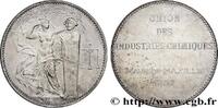 FRANCE Médaille de récompense, Union des industries chimi INDUSTRIE LOURDE 1952 (36,5mm, 24,45g, 12h) -