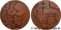 FRANCE Médaille, Paul Claudel LITTÉRATURE : ÉCRIVAINS/ÉCRIVAINES - POÈTES Monnaie de Paris 1975 (62,5mm, 122,81g, 12h) -