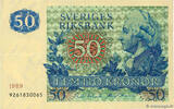 SWEDEN 50 Kronor SWEDEN 50 Kronor 1989 VF+ -