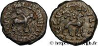THE ORIENTAL WORLD (ARABO-BYZANTINE, CILICIA, ARME Tétradrachme bilingue SCYTHIA - INDO-SCYTHIAN KINGDOM - AZES Taxila c. 55-35 AC. (21mm, 8,10g, 5h) -