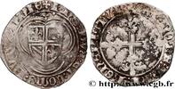 FRANCE Blanc à l’écu de Bourgogne dans un trilobe BURGUNDY - DUCHY OF BURGUNDY - PHILIP THE GOOD Auxonne 25/10/1423 (27mm, 3,15g, 12h) -